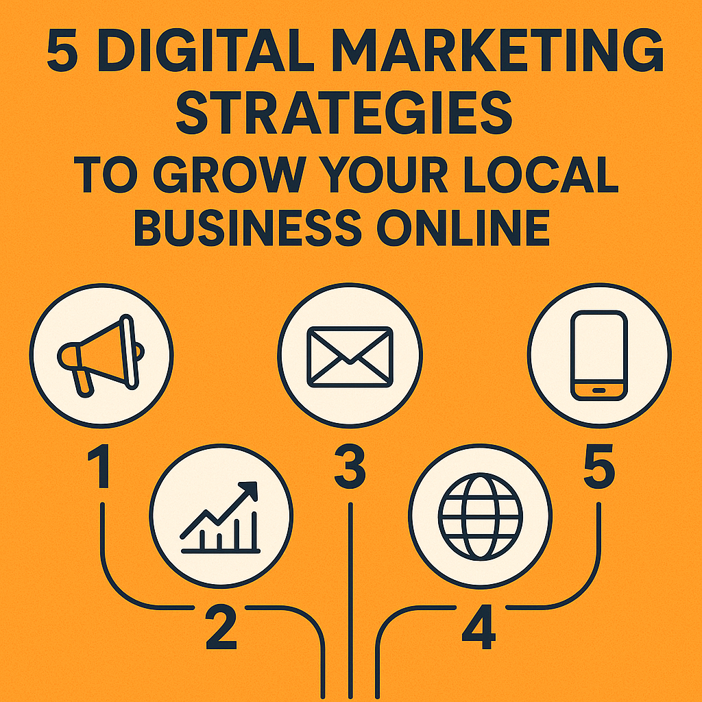 5 Digital Marketing Strategies to Grow Your Local Business Online